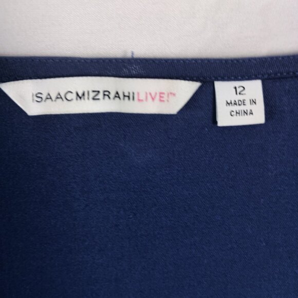 Isaac Mizrahi Live Royal Blue Stretch Dress Women’s Size 12 Great Cond - Picture 6 of 8